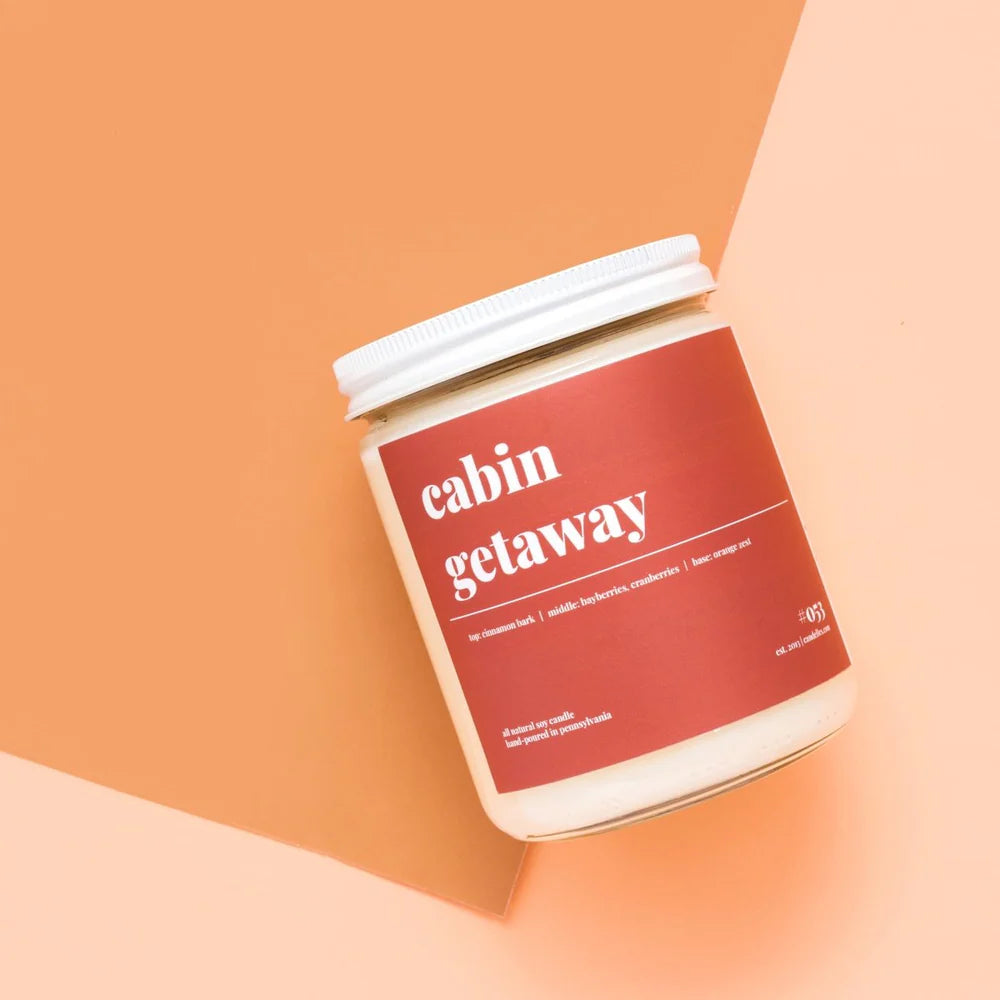 Cabin Getaway Scented Soy Candle