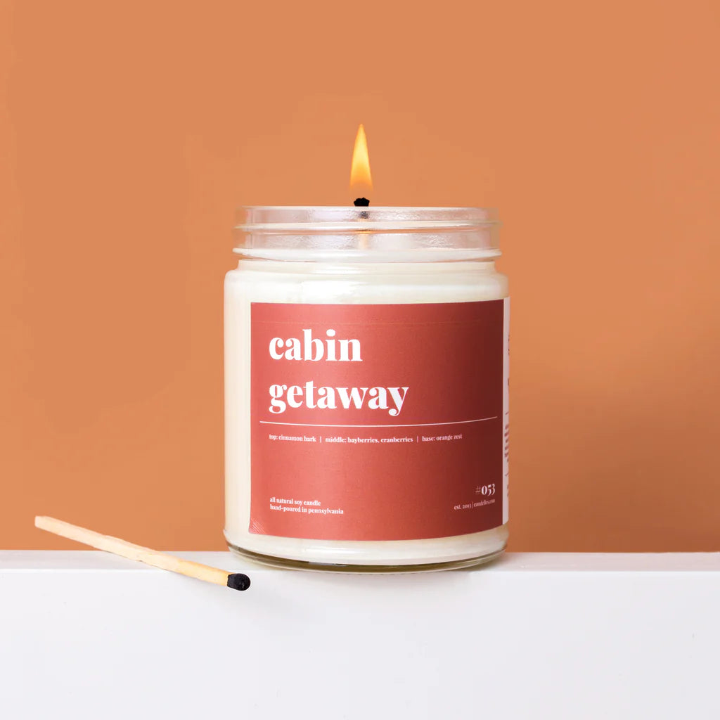 Cabin Getaway Scented Soy Candle