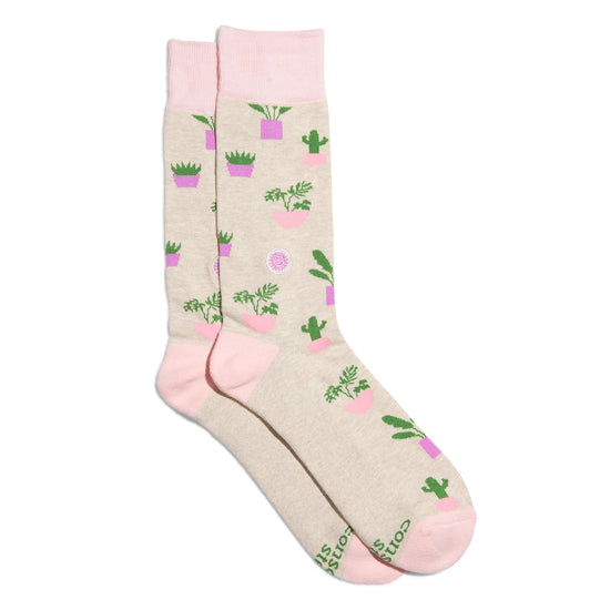 Socks That Support Mental Health - Houseplants