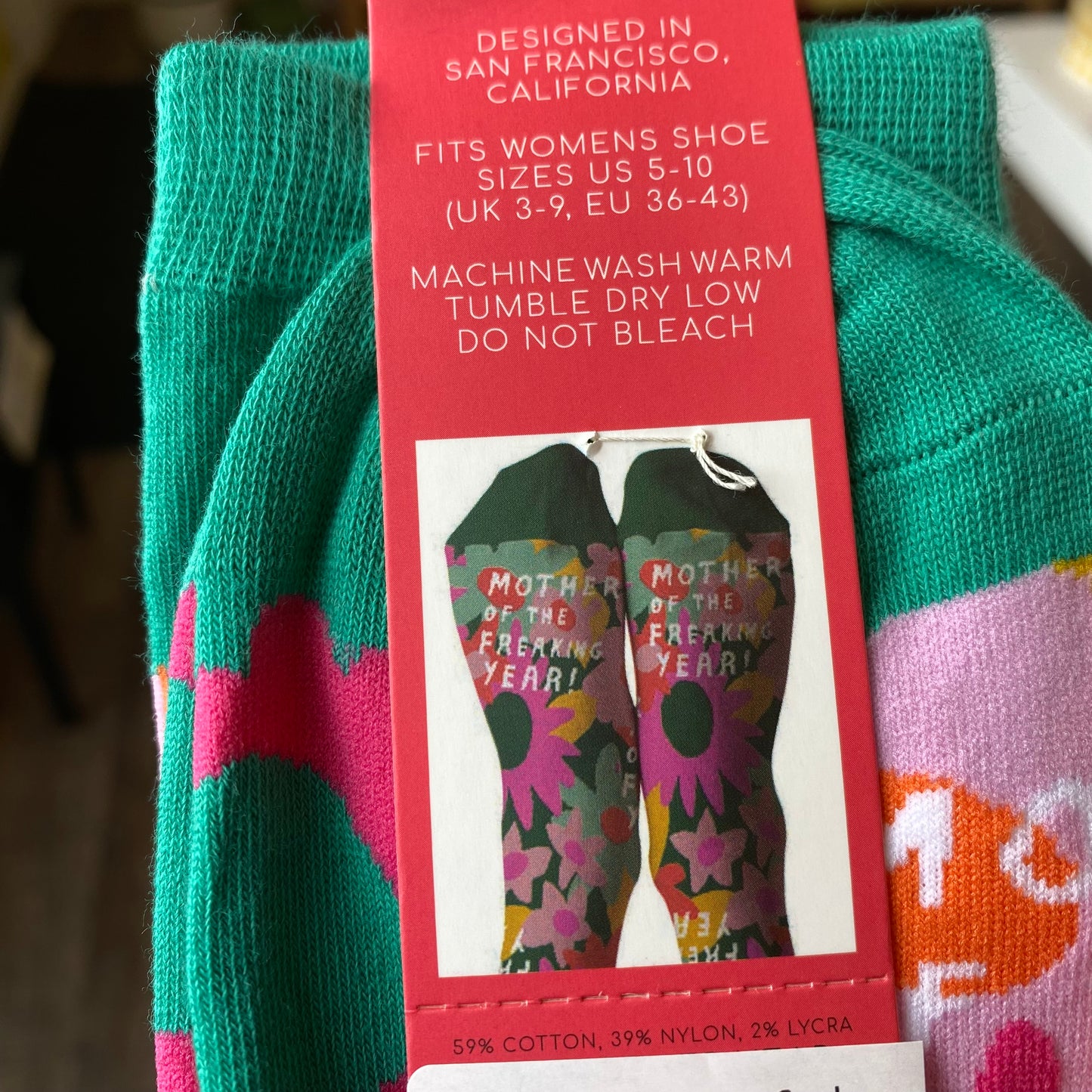 Mother of the Freaking Year Crew Socks