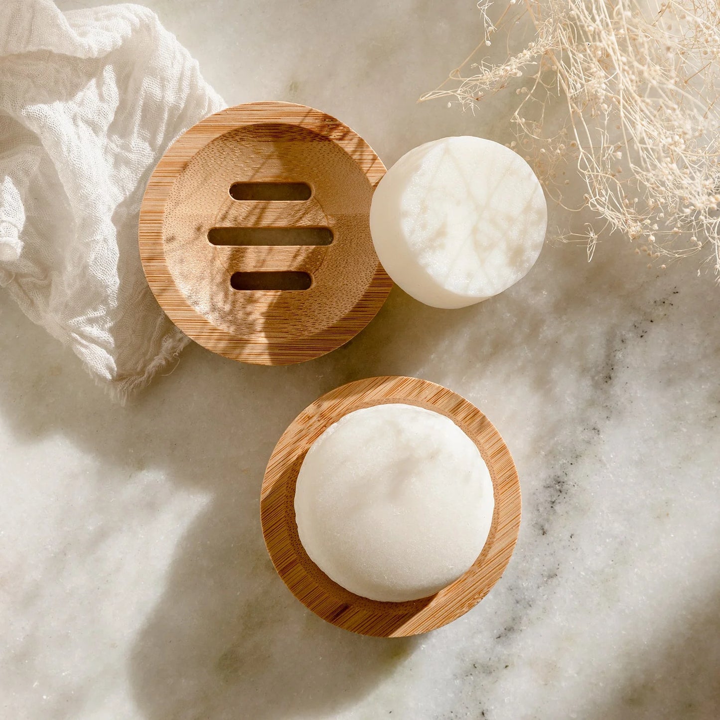 Bamboo Dish - Holder for Shampoo Bar or Scrub Brush