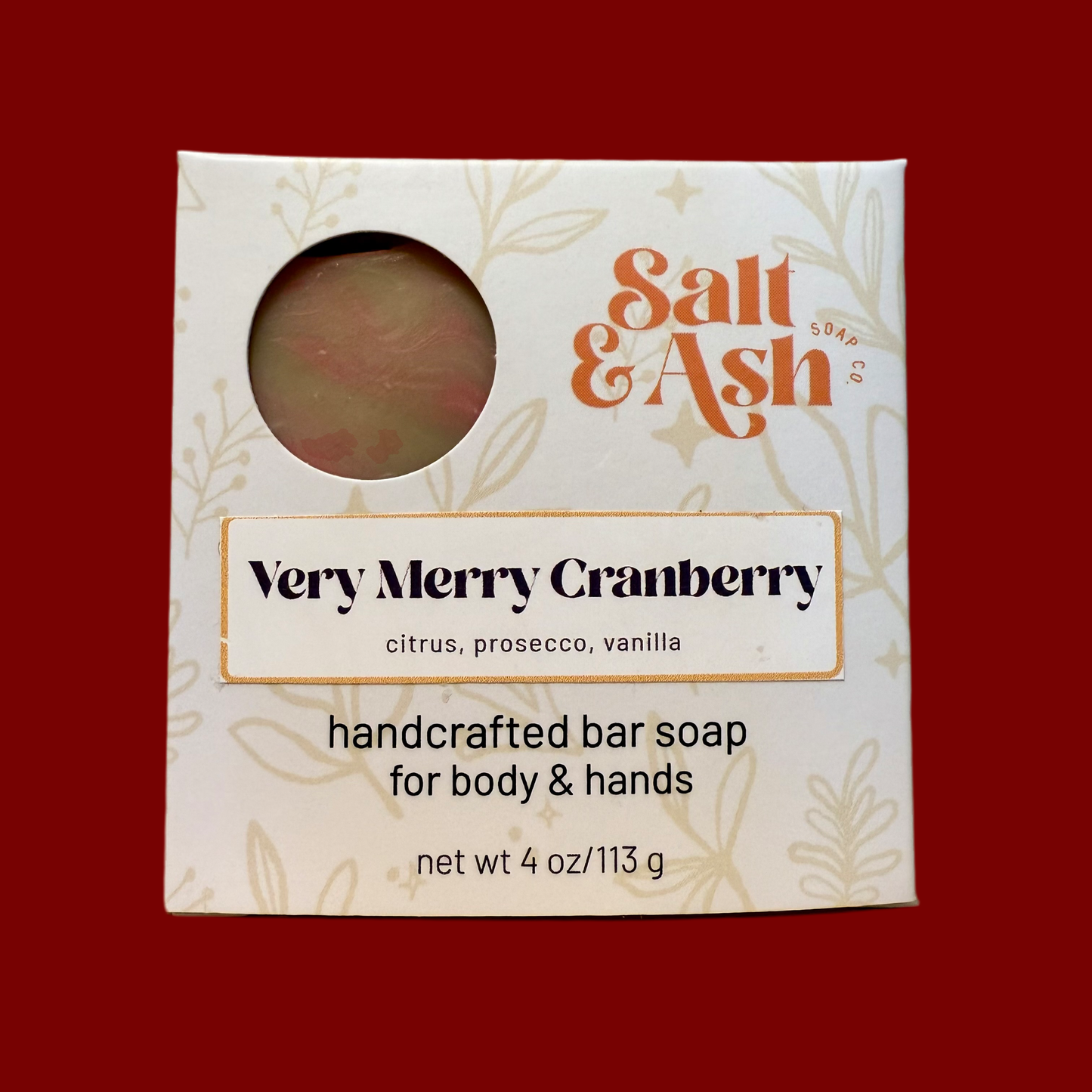 Very Merry Cranberry Bar Soap