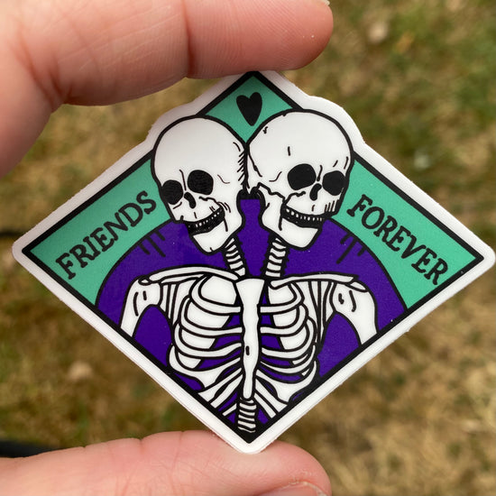 Friends Forever Spooky Vinyl Sticker