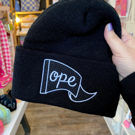 Ope Embroidered Beanie