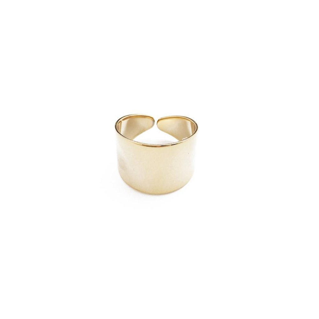 Thick Wrap Gold Ring