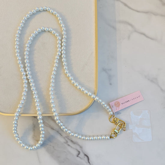 Pearl Channel Crossbody Lanyard / Bag Chain
