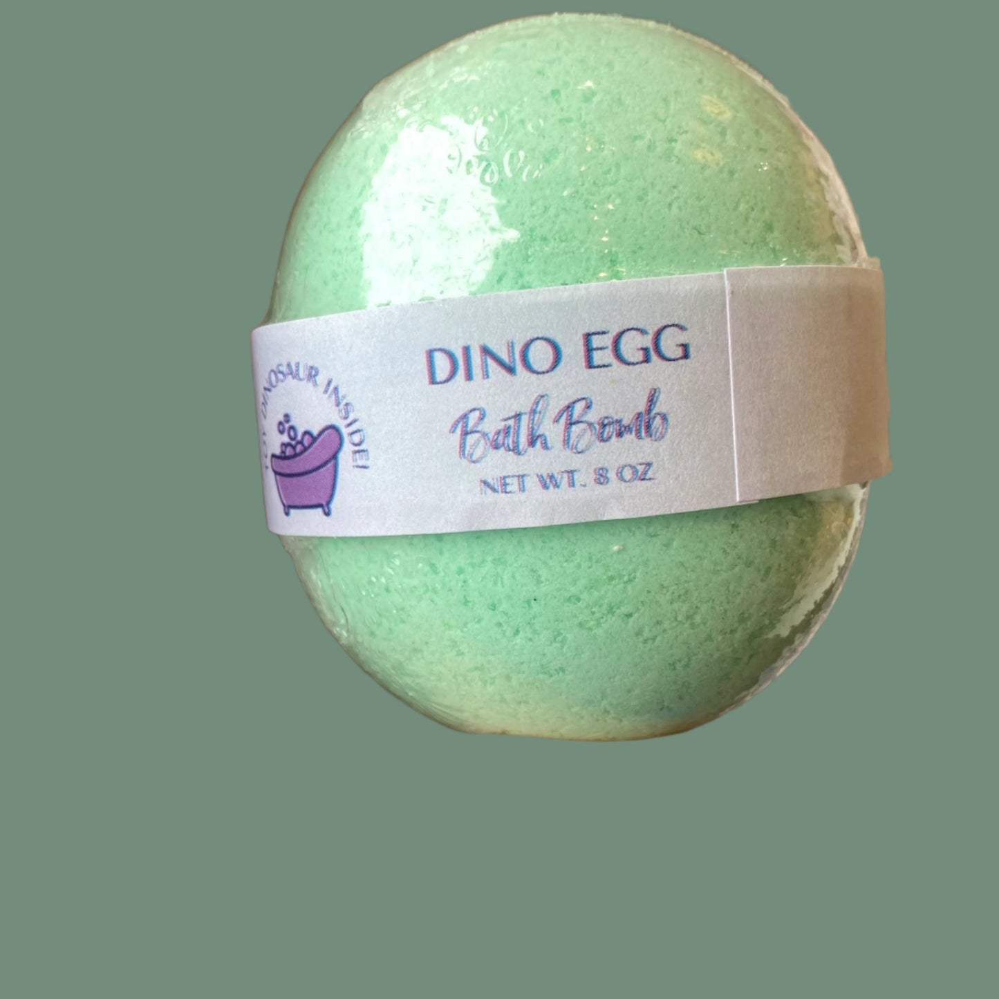 Dino Egg Toy Bath Bomb - Green Apple