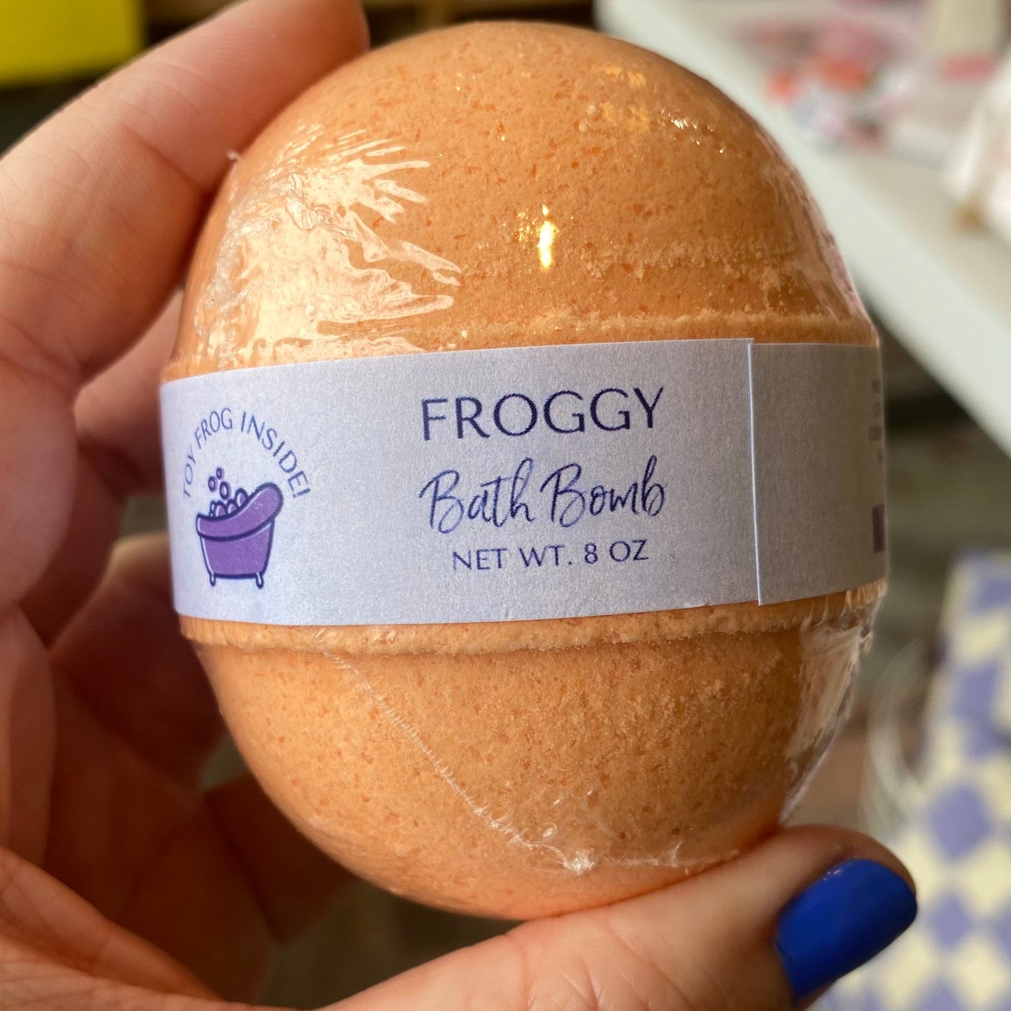 Froggy Toy Bath Bomb - Orange & Bergamot