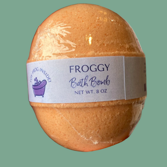 Froggy Toy Bath Bomb - Orange & Bergamot