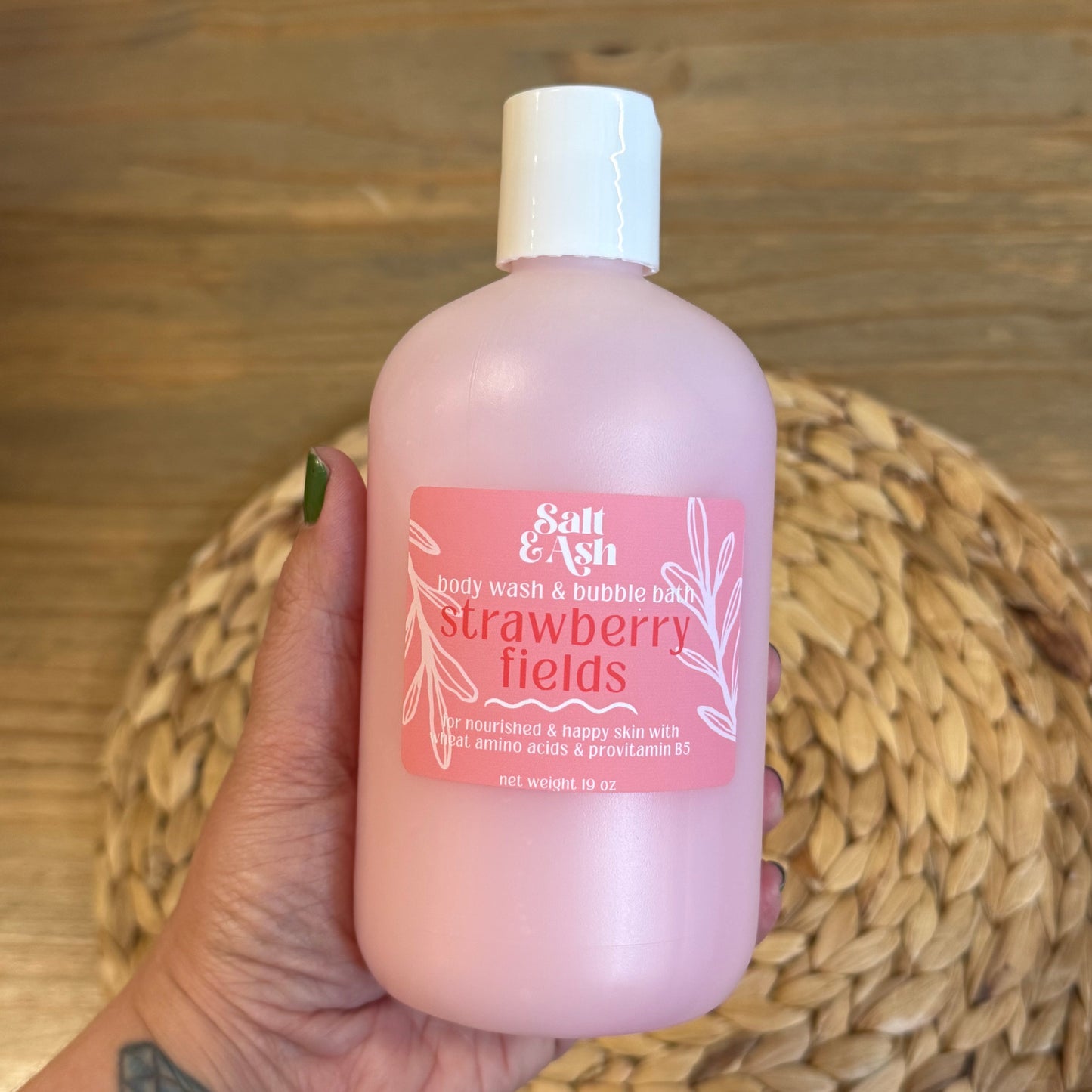 Strawberry Fields Body Wash & Bubble Bath