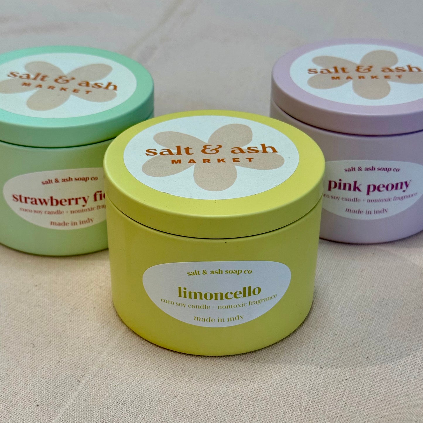 Limoncello Summer Tin Candle