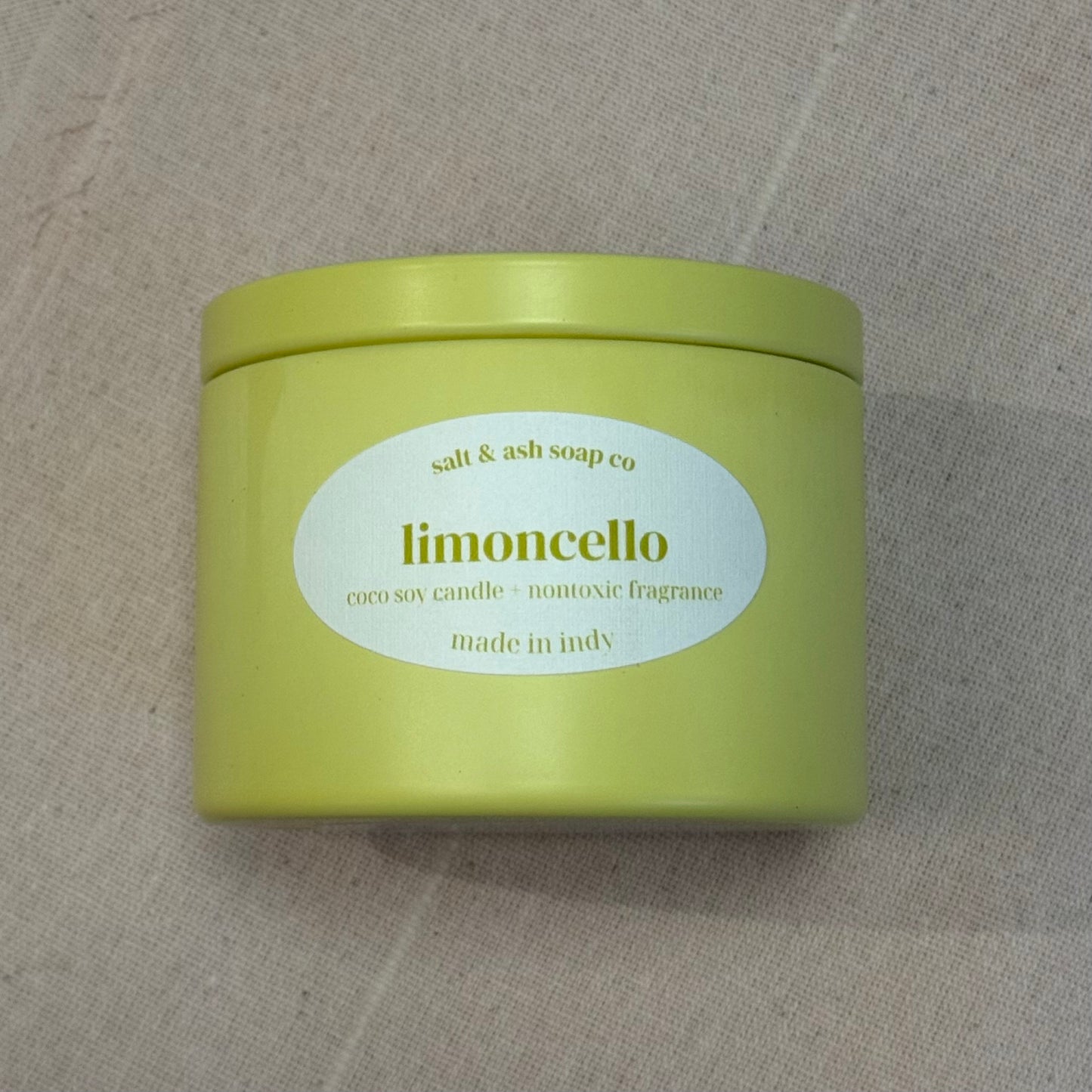 Limoncello Summer Tin Candle