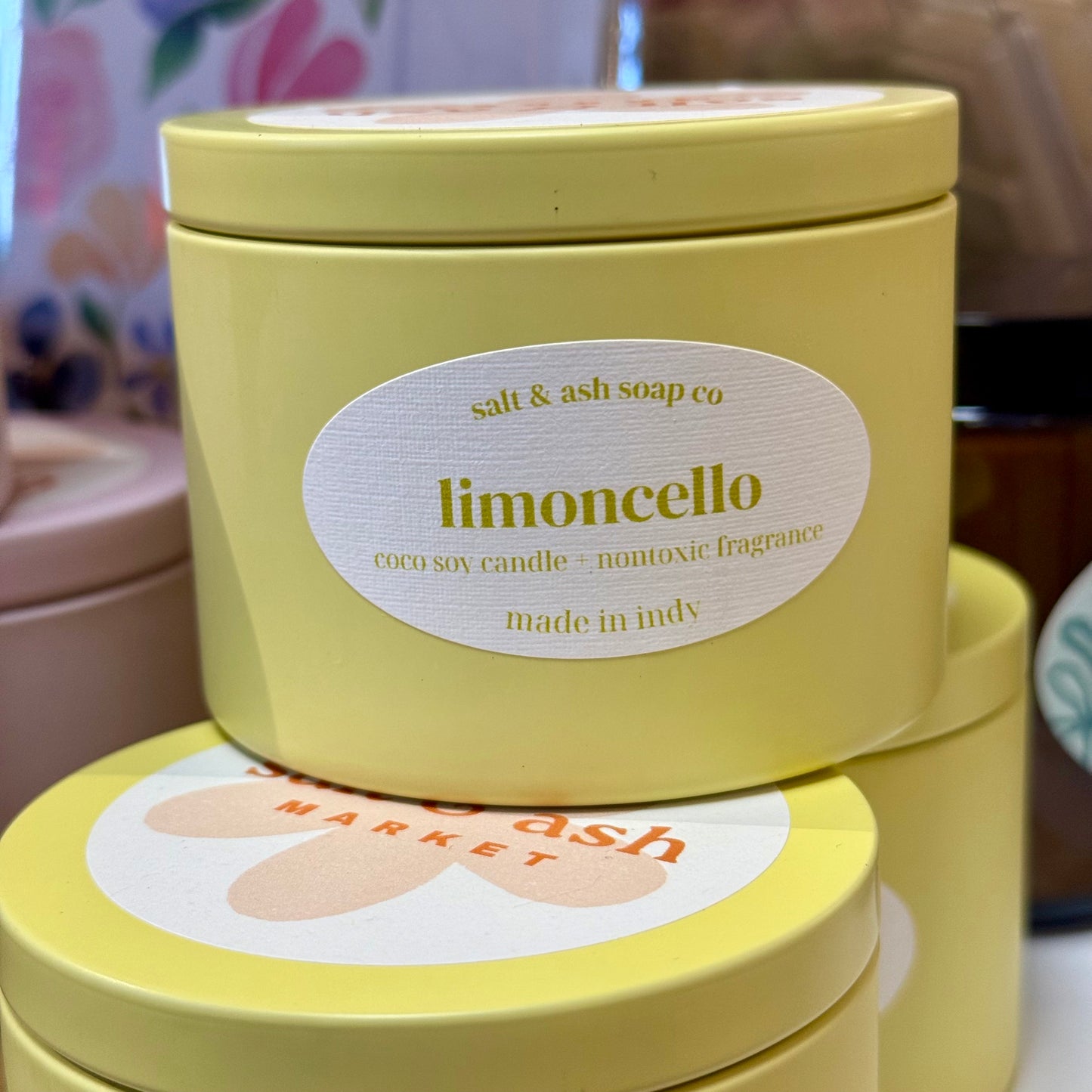 Limoncello Summer Tin Candle