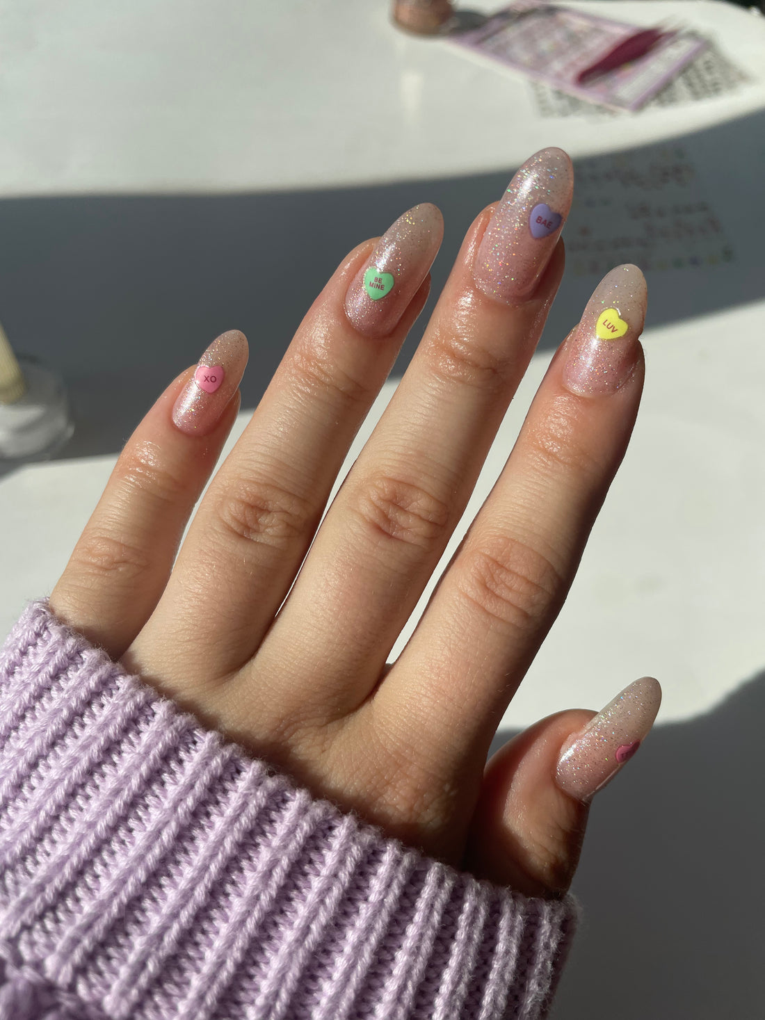 Nail Art Stickers - Be Mine