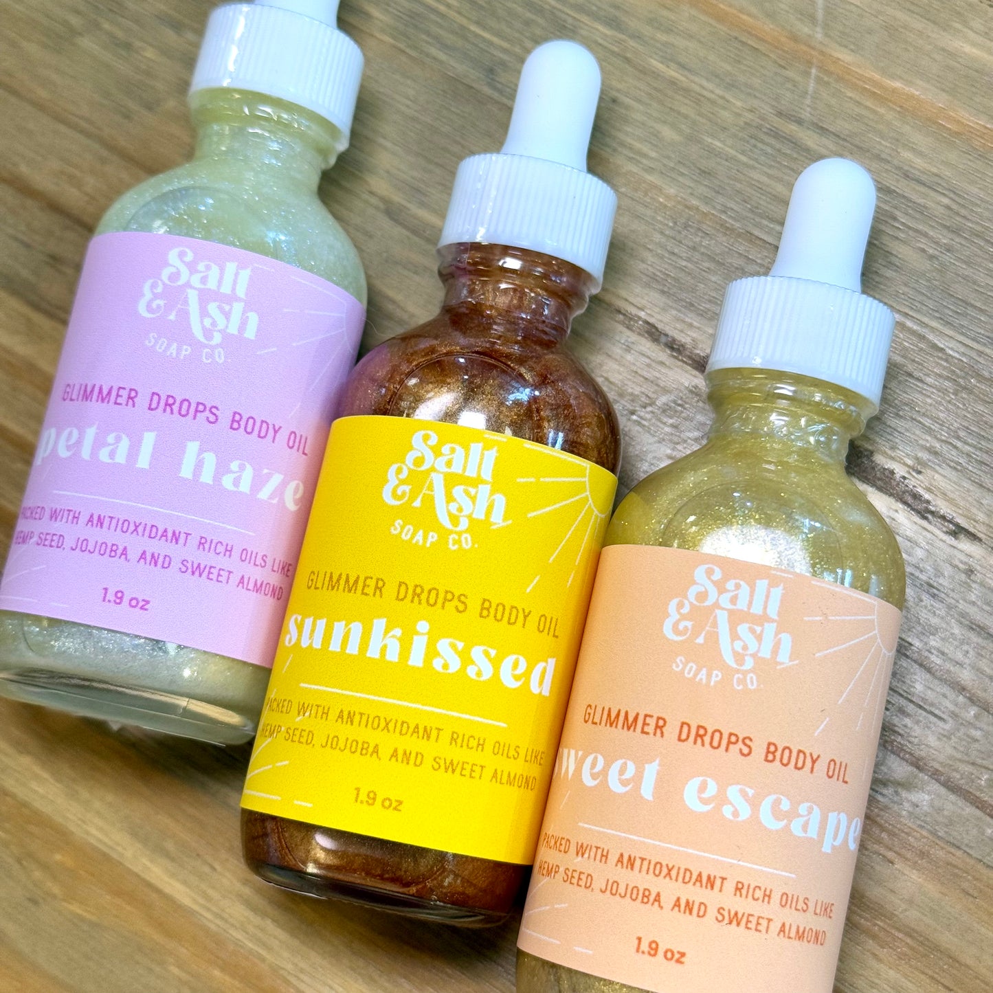 Glimmer Drops Body Oil - Sunkissed