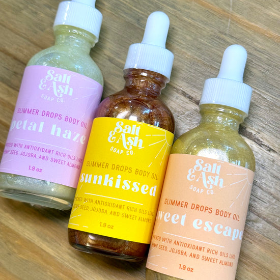 Glimmer Drops Body Oil - Sunkissed