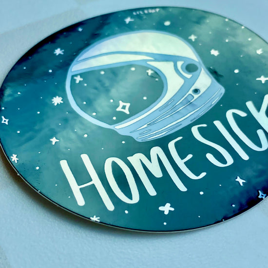 Homesick Holographic Vinyl Sticker