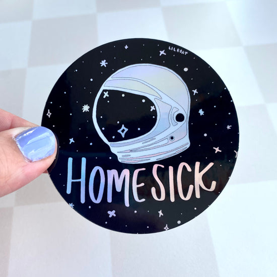 Homesick Holographic Vinyl Sticker