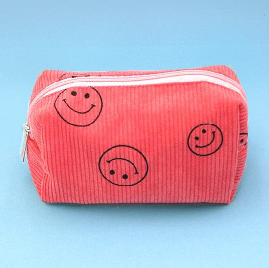 Smiley Make-up Bag Zipper Pouch