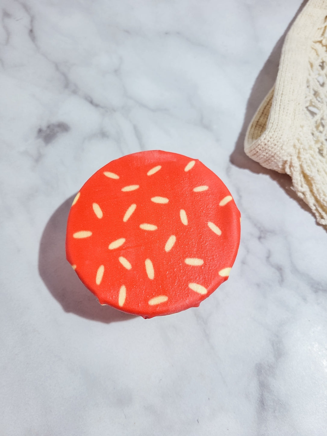 All Natural Beeswax Wrap Mini - Red Dot