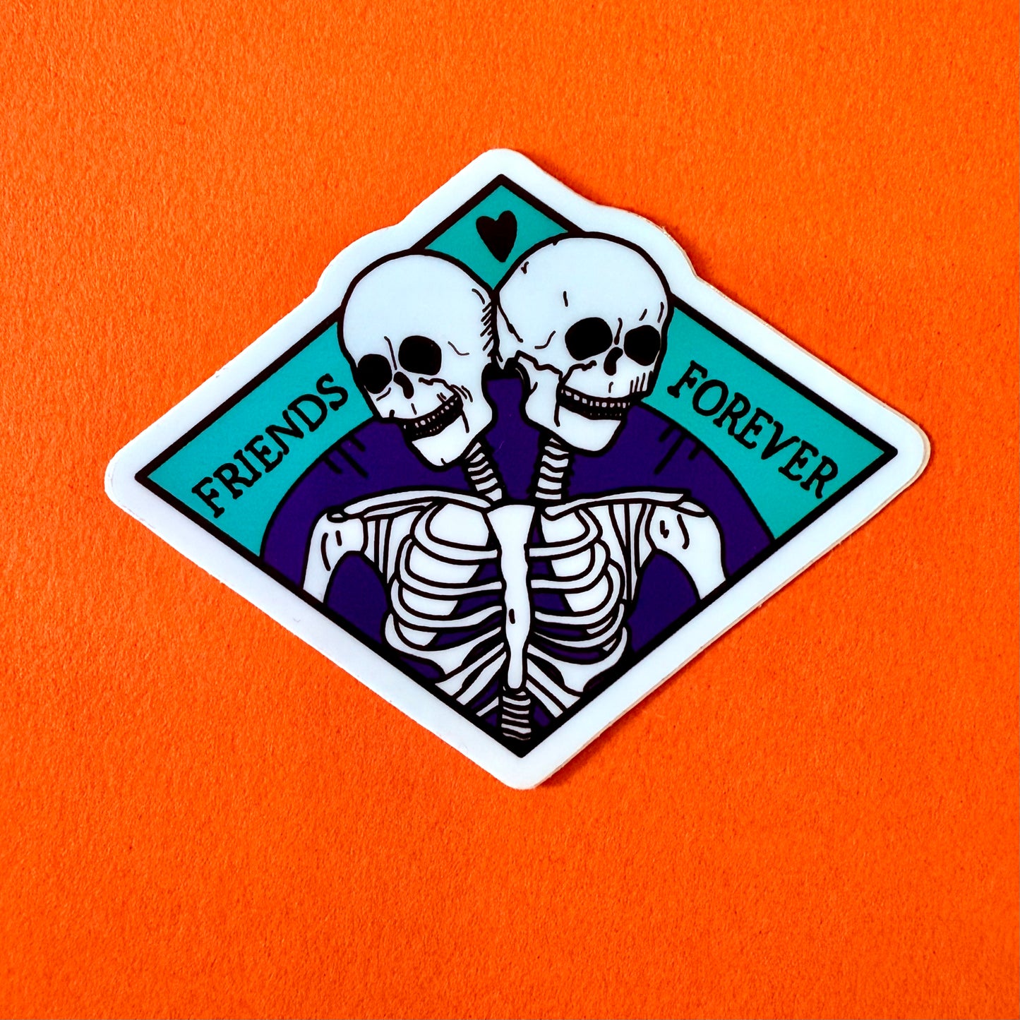 Friends Forever Spooky Vinyl Sticker