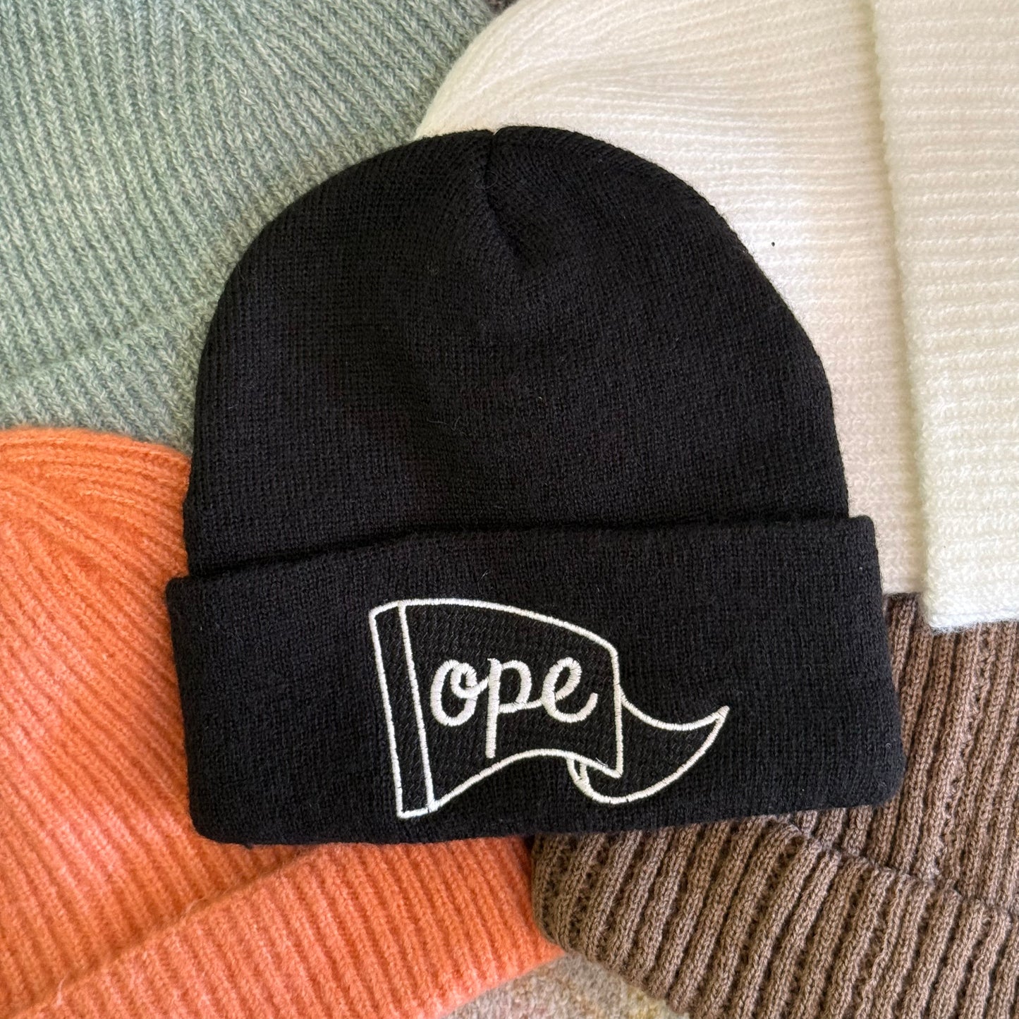 Ope Embroidered Beanie