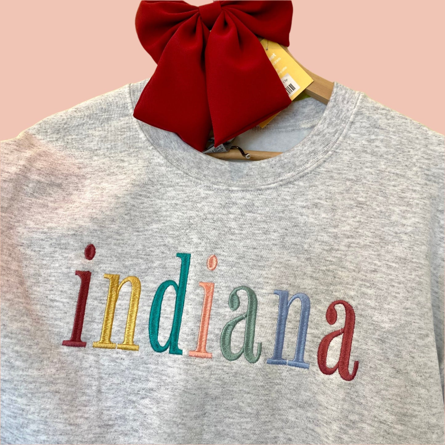 Indiana Embroidered Crewneck Sweatshirt