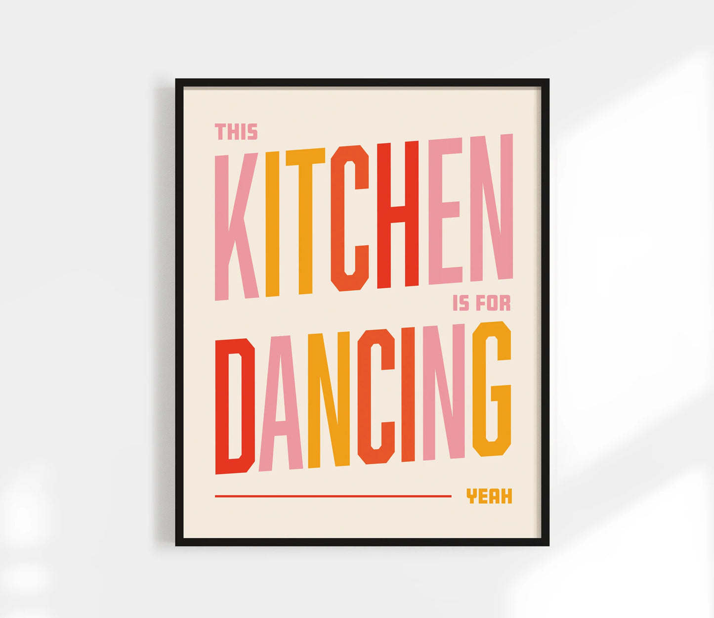 This Kitchen is For Dancing - 8 x 10 Print