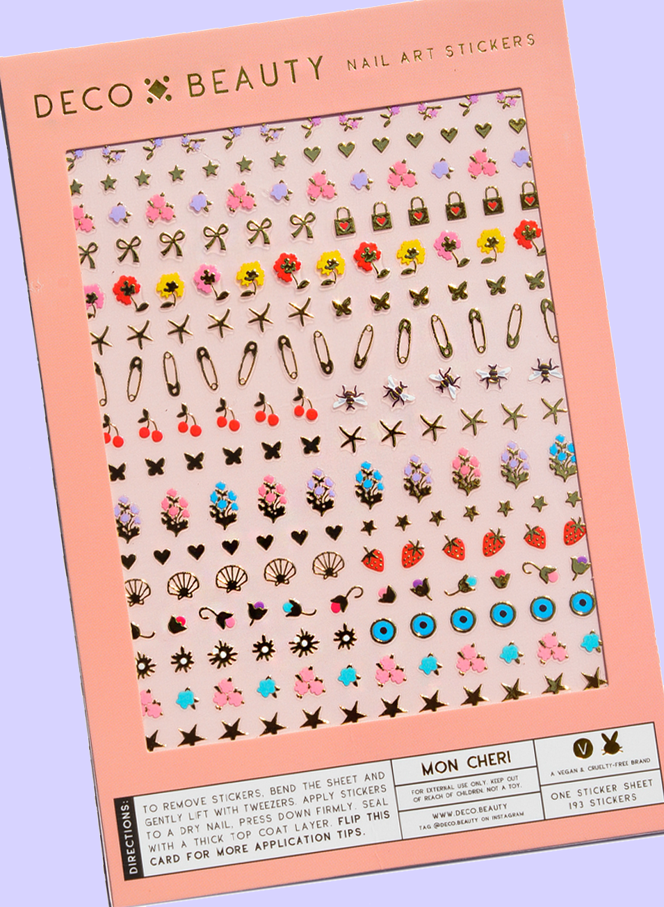 Nail Art Stickers - Mon Cheri