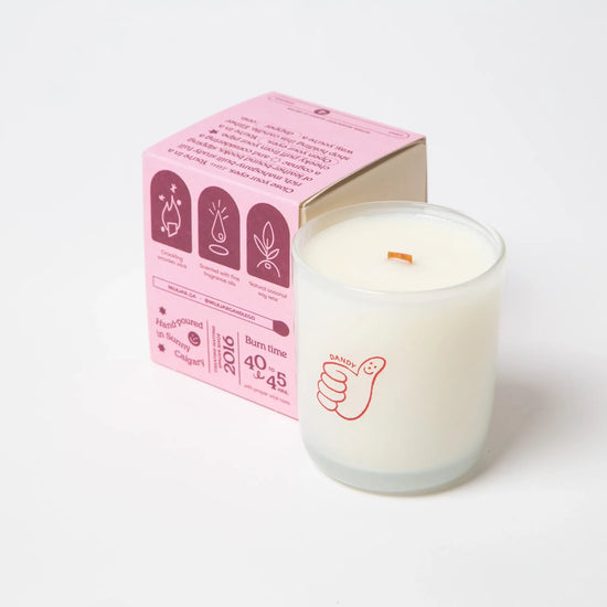 Dandy Coconu Soy Wax Candle - Firewood & Pine