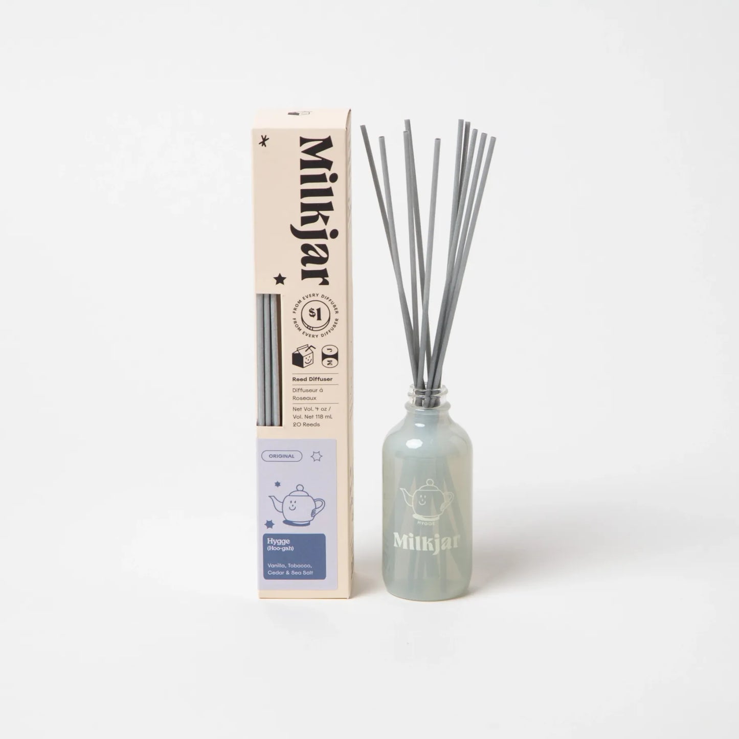 Hygge Reed Diffusers - Vanilla, Tobacco & Sea Salt