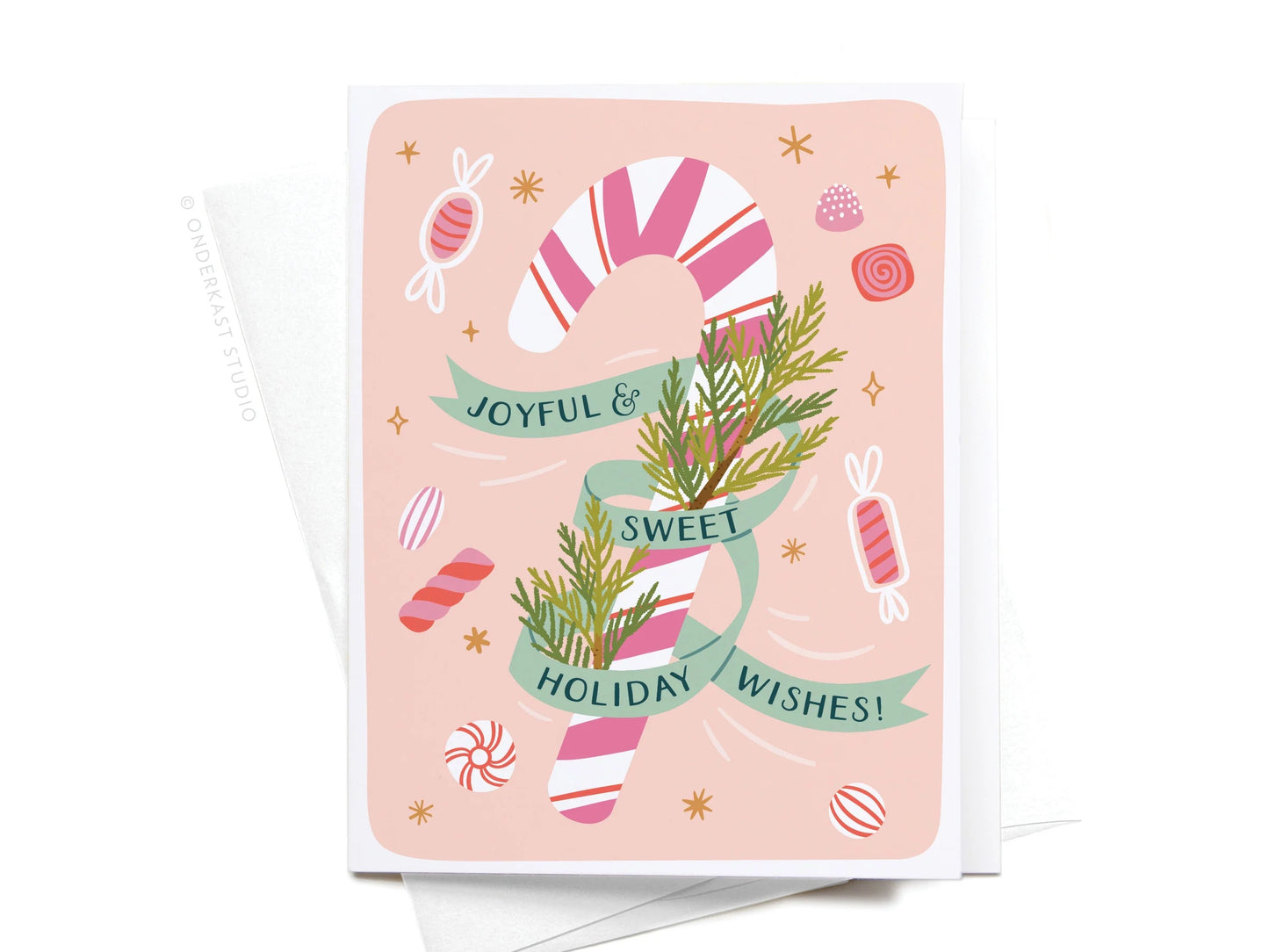 Joyful & Sweet Holiday Wishes Greeting Card