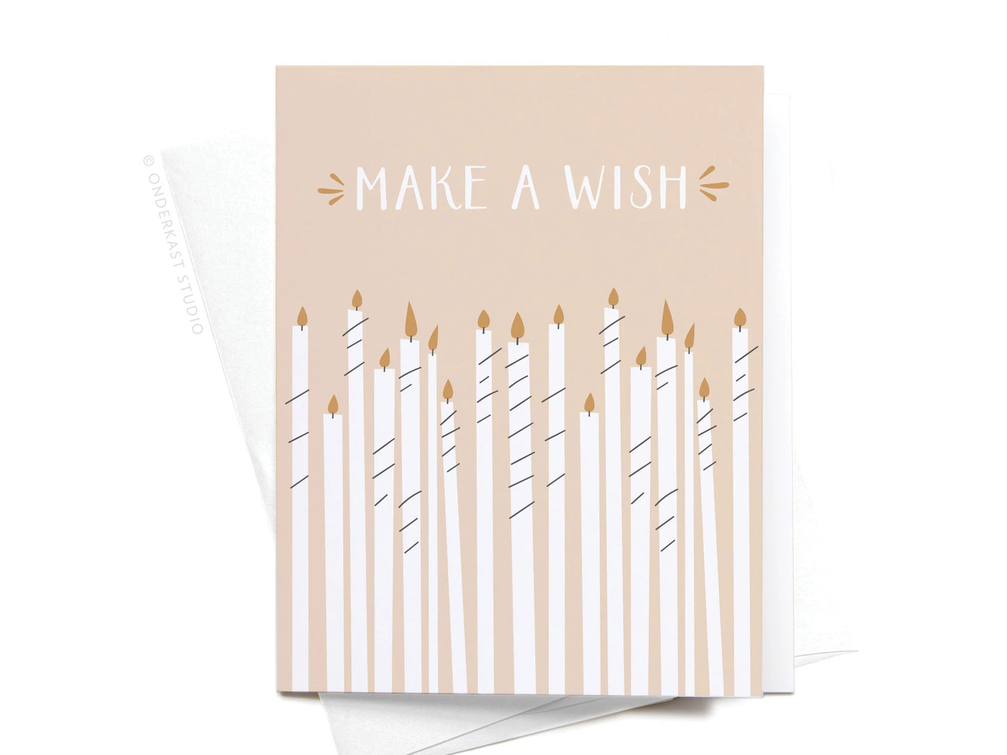 Make A Wish Candles Birthday Greeting Card