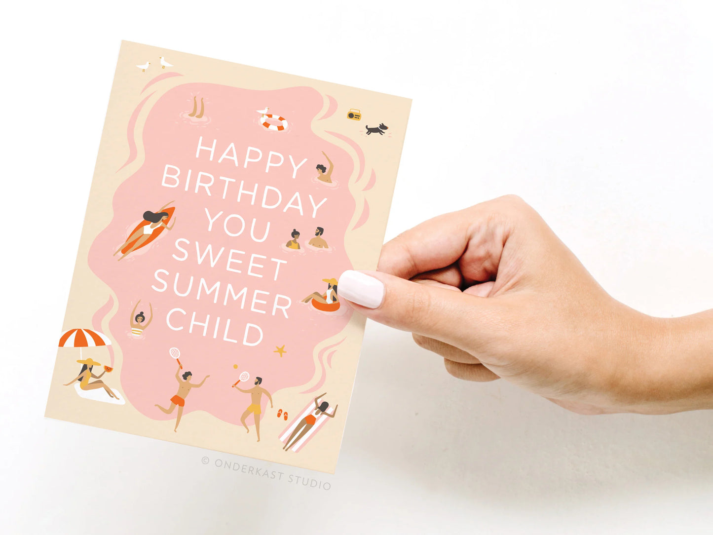 Happy Birthday You Sweet Summer Child Greeting Card