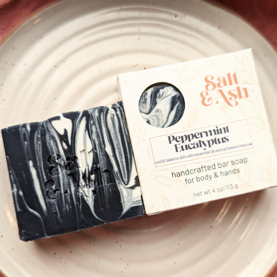 Load image into Gallery viewer, Peppermint Eucalyptus Bar Soap
