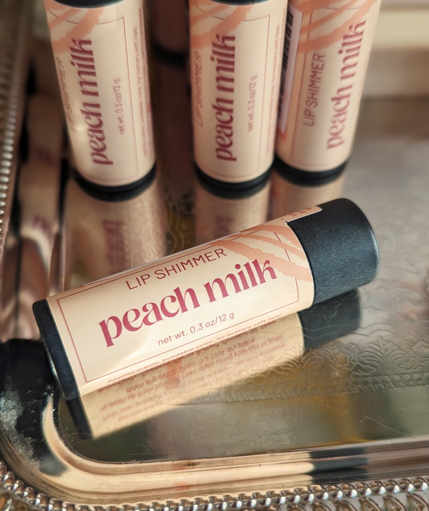 Load image into Gallery viewer, Peach Milk Lip Shimmer
