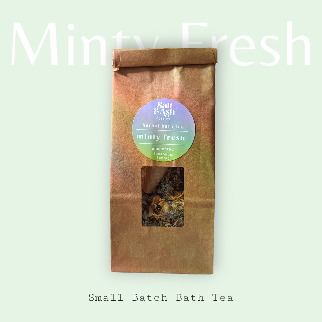 Minty Fresh Herbal Bath Tea Unscented