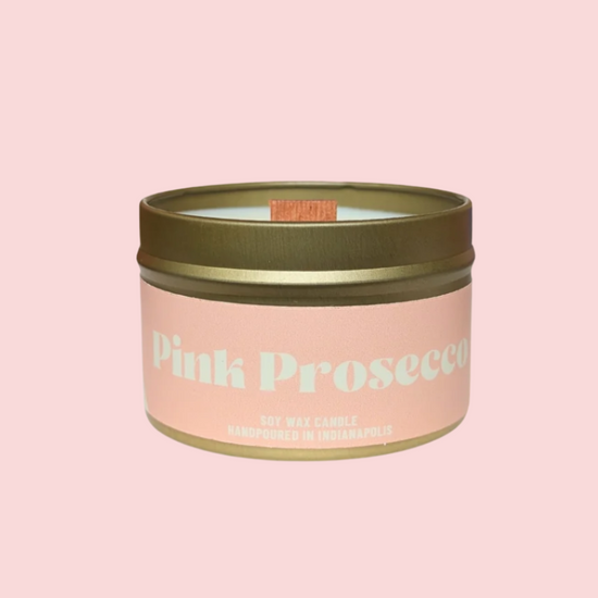 Pink Prosecco Soy Wax Candle