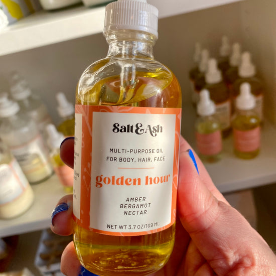 Golden Hour Multi-Use Oil: For Body, Hair, and Face
