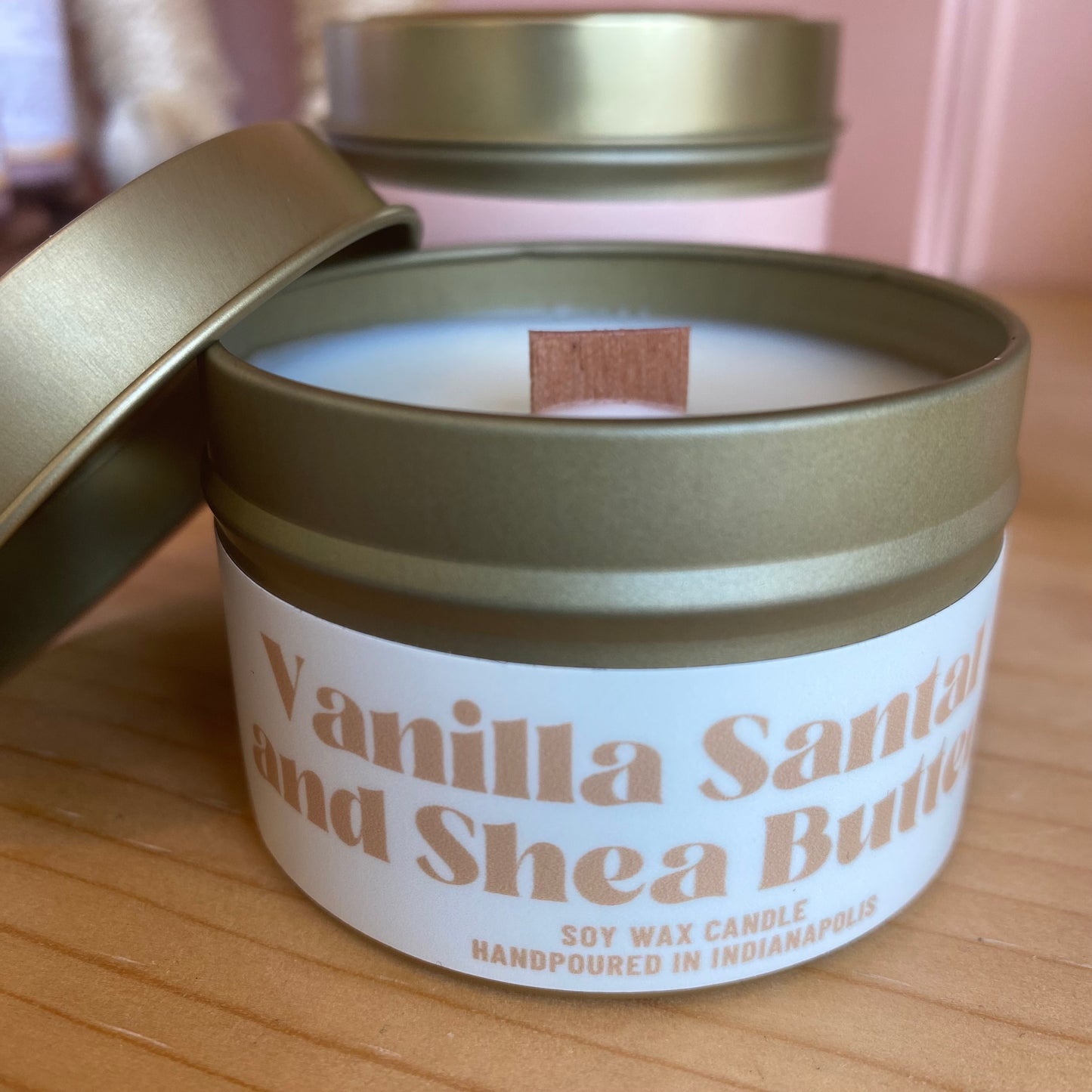 Vanilla Santal and Shea Butter Soy Wax Candle