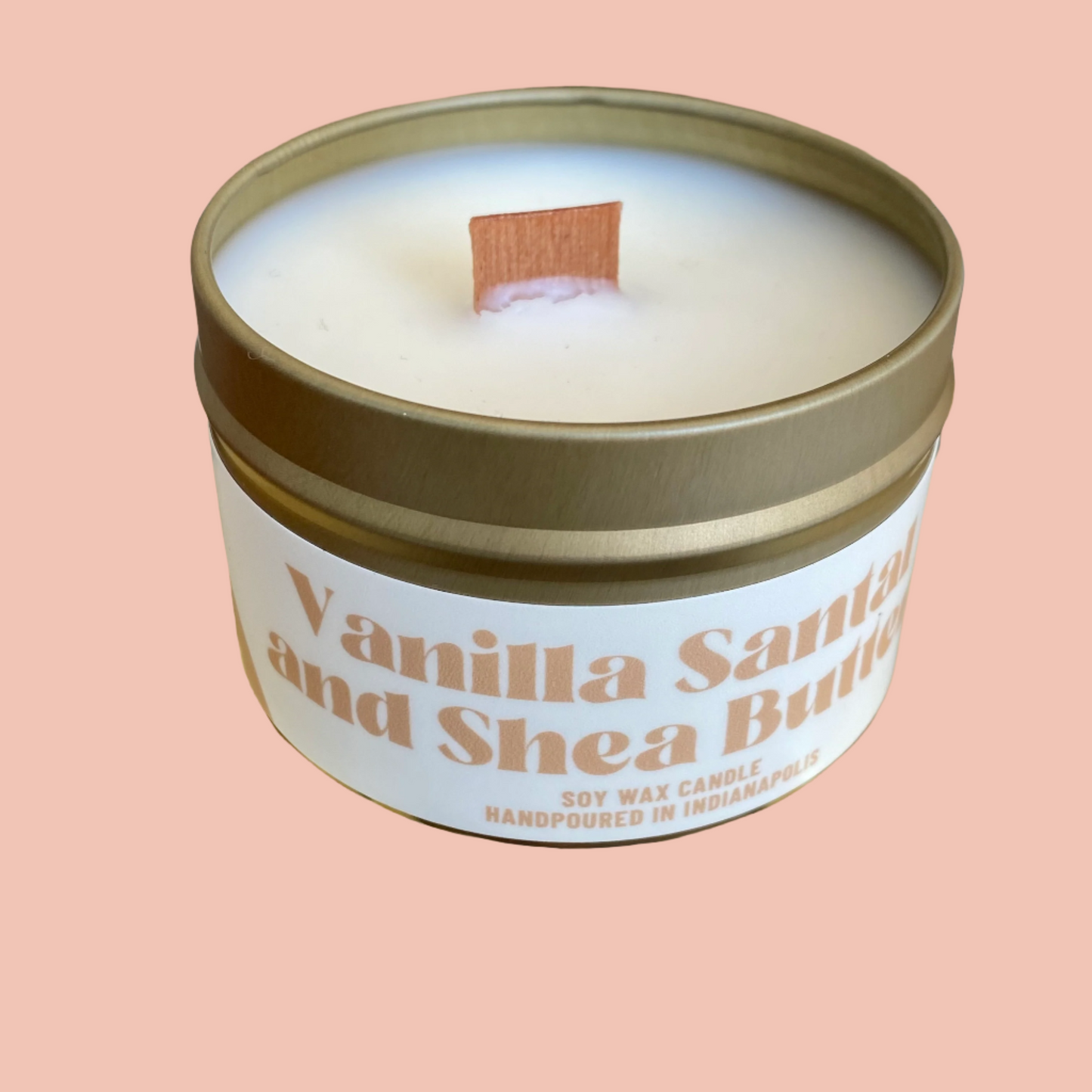 Vanilla Santal and Shea Butter Soy Wax Candle