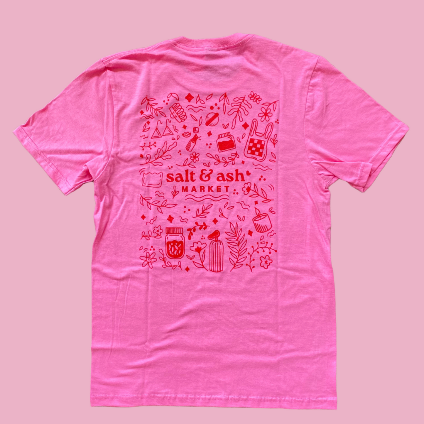 Salt & Ash Market Tee - Candy Pink T-Shirt