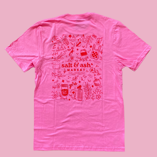 Salt & Ash Market Tee - Candy Pink T-Shirt