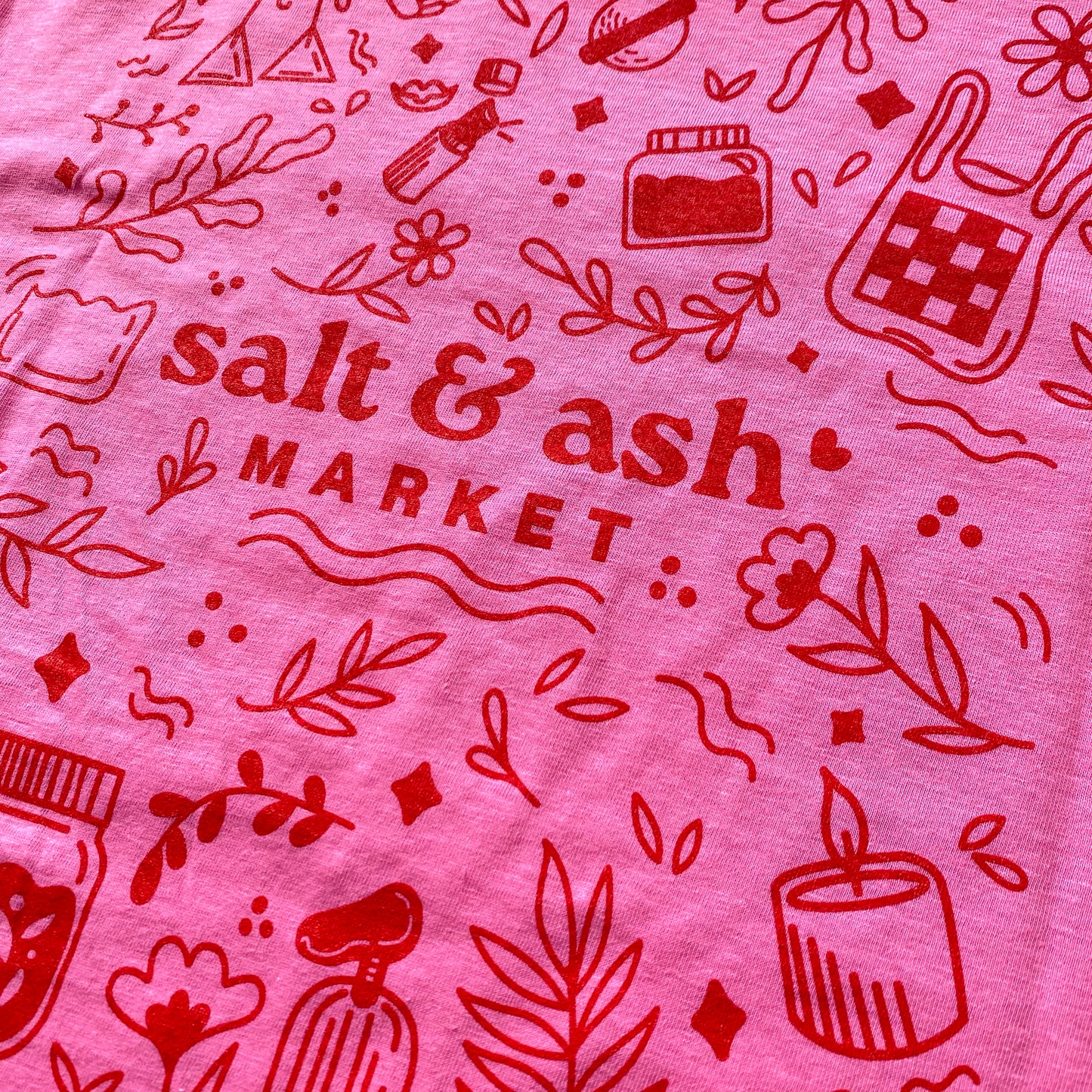 Salt & Ash Market Tee - Candy Pink T-Shirt