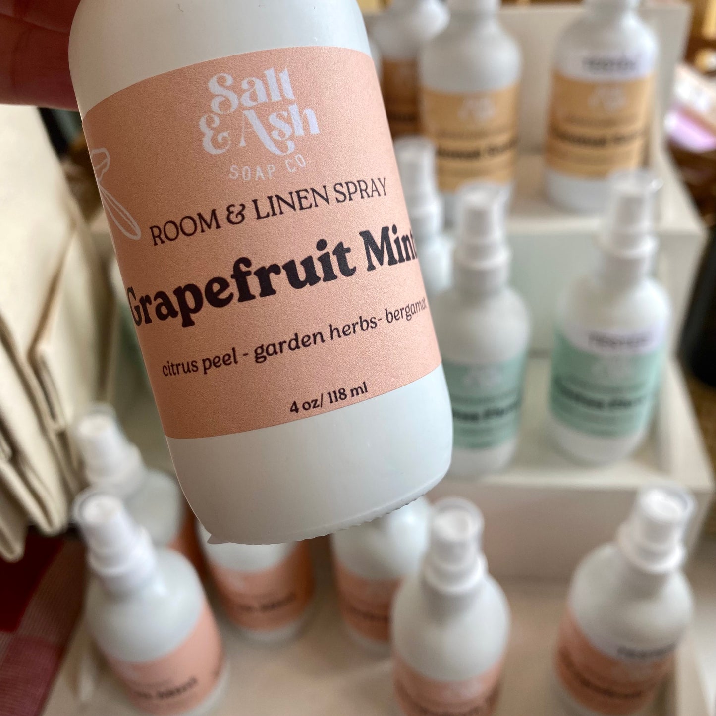 Grapefruit Mint Room & Linen Spray