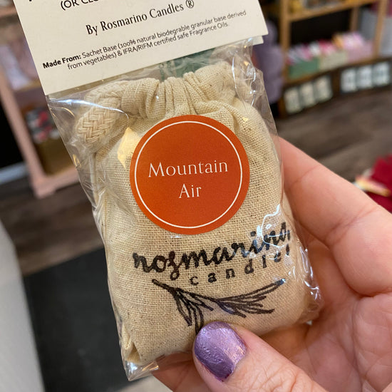 Mountain Air Scent Sachet - For Your Car, Closet, Drawers, etc!