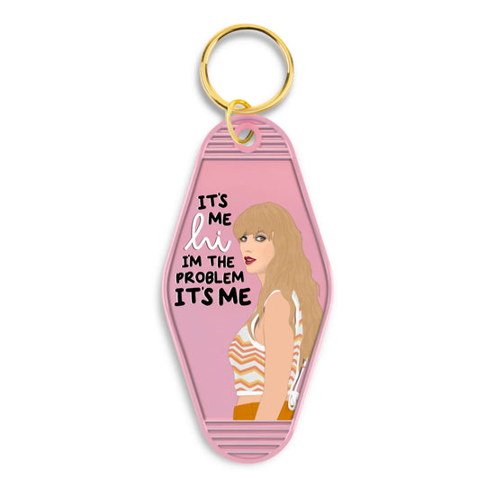 Taylor "I'm The Problem" Motel Keychain