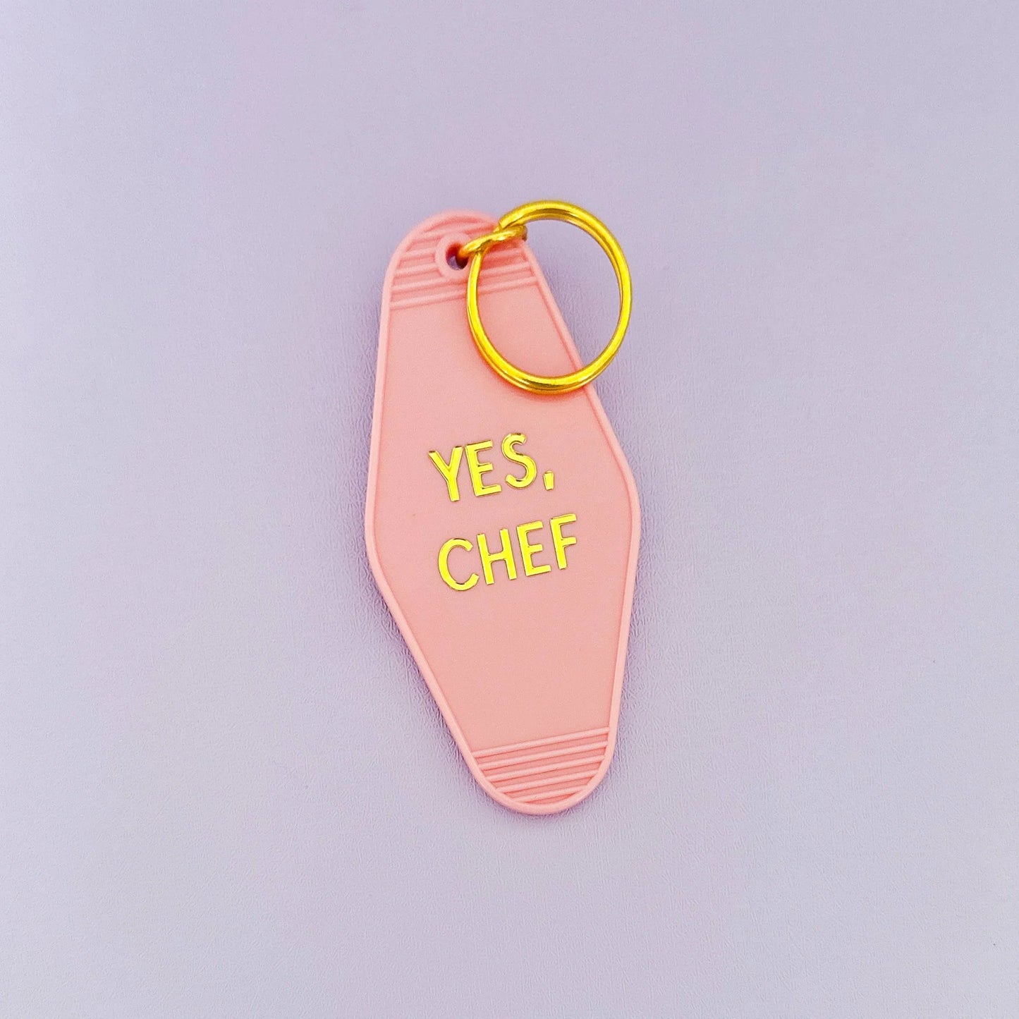 Yes Chef Motel Keychain