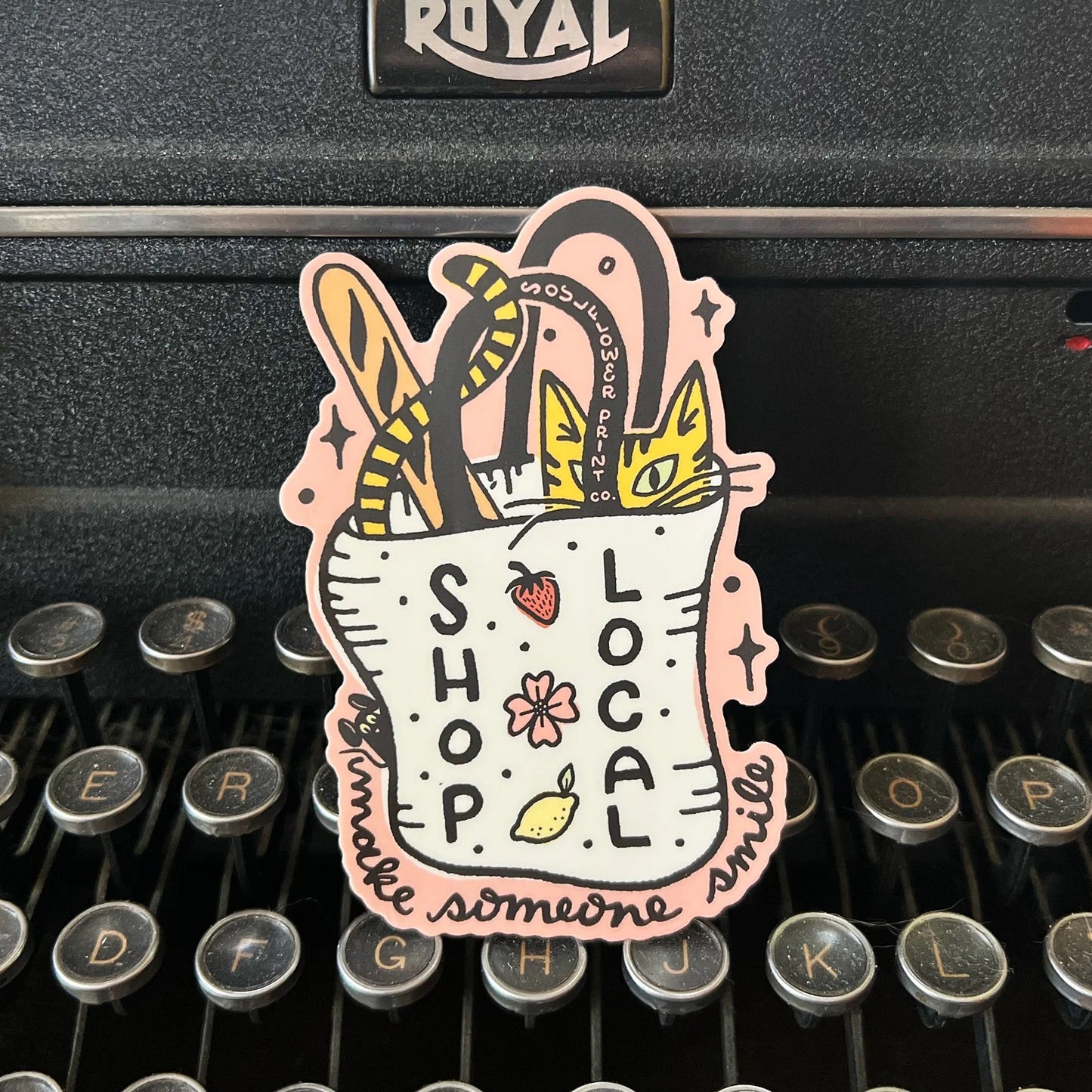 Shop Local Vinyl Sticker