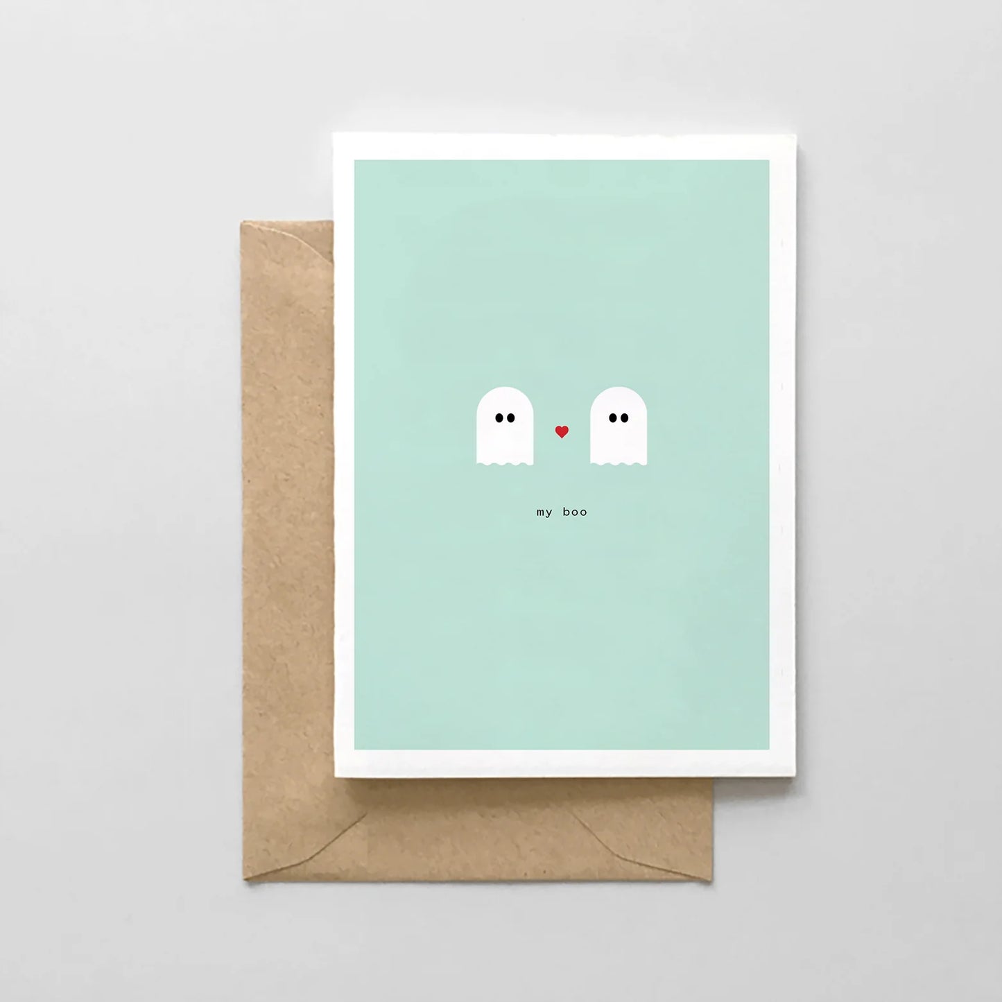 My Boo Ghost Couple Greeting Card